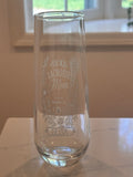 Custom Champagne  Glass